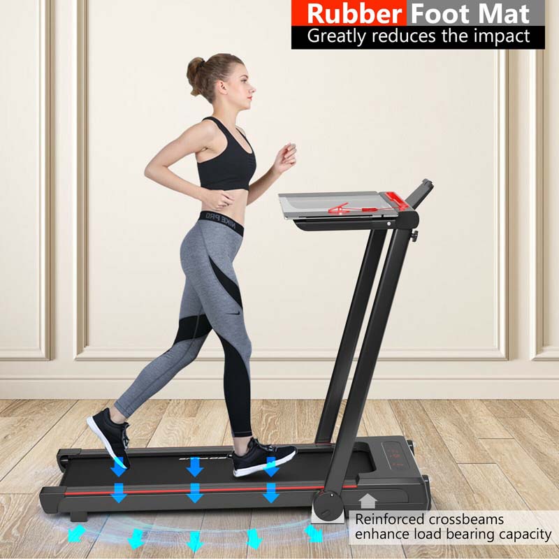 Rubber Cal Treadmill Mat Black 3/16-Inch x 4 x 7.5-Feet