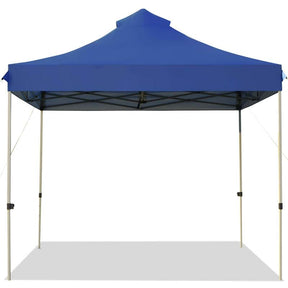 10 x 10 FT Pop Up Canopy Tent Portable Folding Event Party Tent Adjustable with Roller Bag