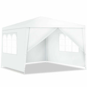 10 x 10 FT Outdoor Gazebo Canopy Tent Party Wedding Event Tent with 4 Removable Sidewalls