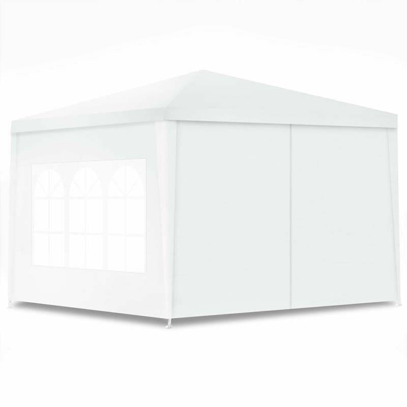 10 x 10 FT Outdoor Gazebo Canopy Tent Party Wedding Event Tent with 4 Removable Sidewalls