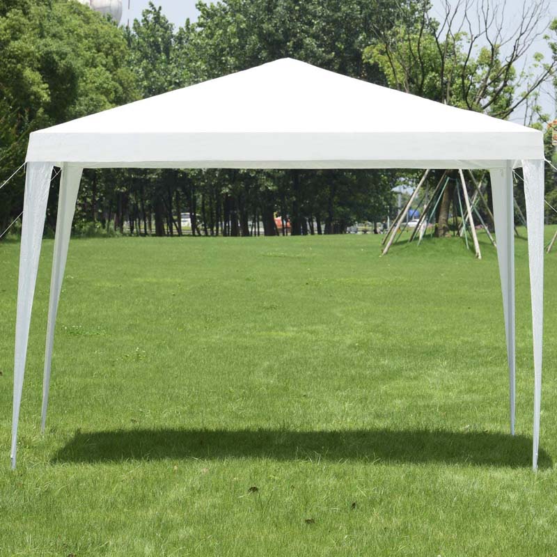 10 x 10 FT Outdoor Gazebo Canopy Tent Party Wedding Event Tent for Backyard Lawn Garden