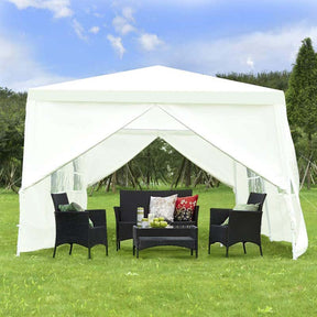 Canada Only - 10 x 20 FT Outdoor Canopy Tent with 6 Removable Sidewalls & Carry Bag