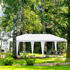 10 x 20 FT Outdoor Gazebo Canopy Tent Party Wedding Event Tent with 6 Removable Sidewalls & Carry Bag