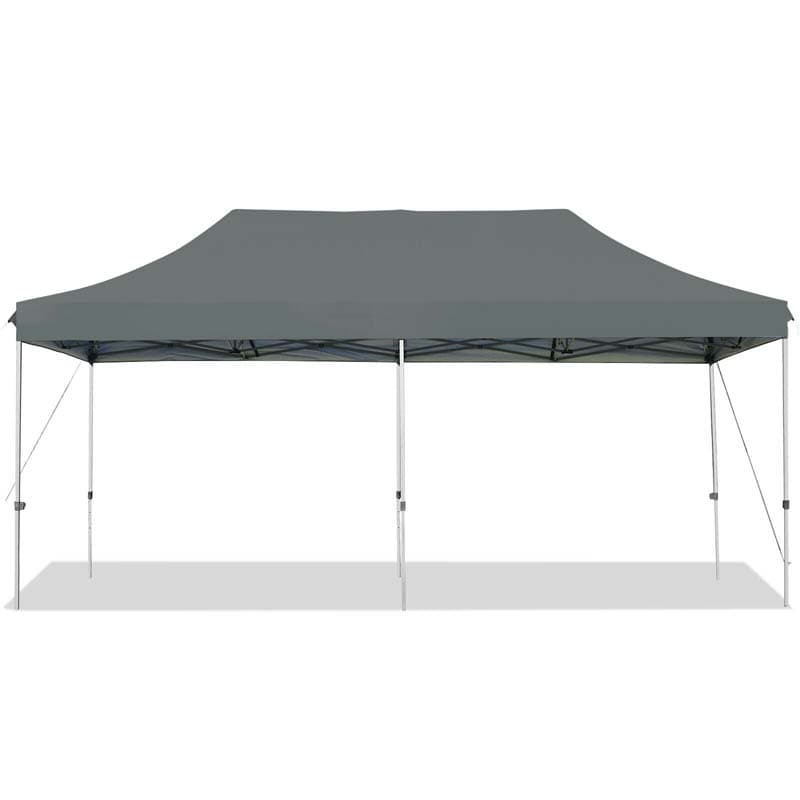 10 x 20 FT Pop Up Canopy Tent Portable Folding Event Party Tent Adjustable with Roller Bag