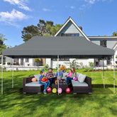 10 x 20 FT Pop Up Canopy Tent Portable Folding Event Party Tent Adjustable with Roller Bag
