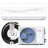 12000BTU Ductless Mini Split Air Conditioner 208-230V 17 SEER2 Wall-Mounted Inverter AC Unit with Heat Pump
