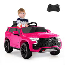 Licensed Chevrolet Tahoe Kids Ride On Car 12V Battery Powered Electric Truck SUV RC Vehicle with Light & Music