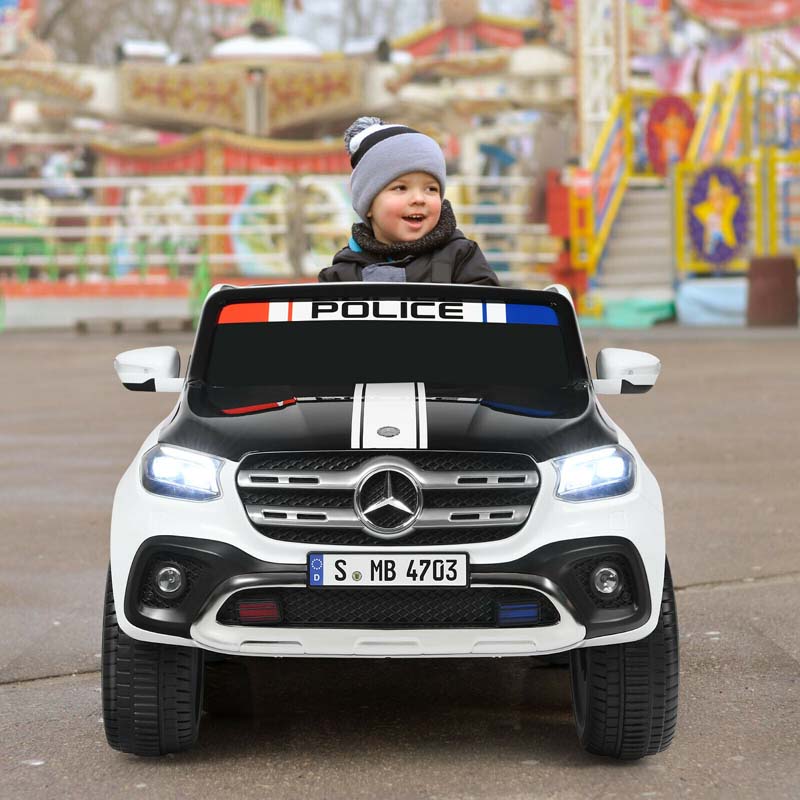 Licensed Mercedes Benz X Class Kids Ride-on Car 12V Battery Powered Vehicle Riding Toy Car with Trunk