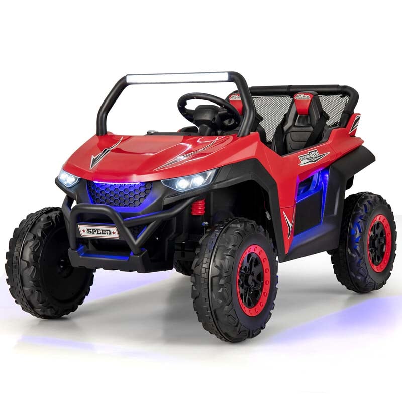 Canada Only - 12V 2-Seater Kids Ride On UTV Car with Lights & Music