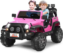 2-Seater Kids Ride on Truck, 12V Battery Electric Toddler Motorized Vehicles Riding Toy Car with Remote Control