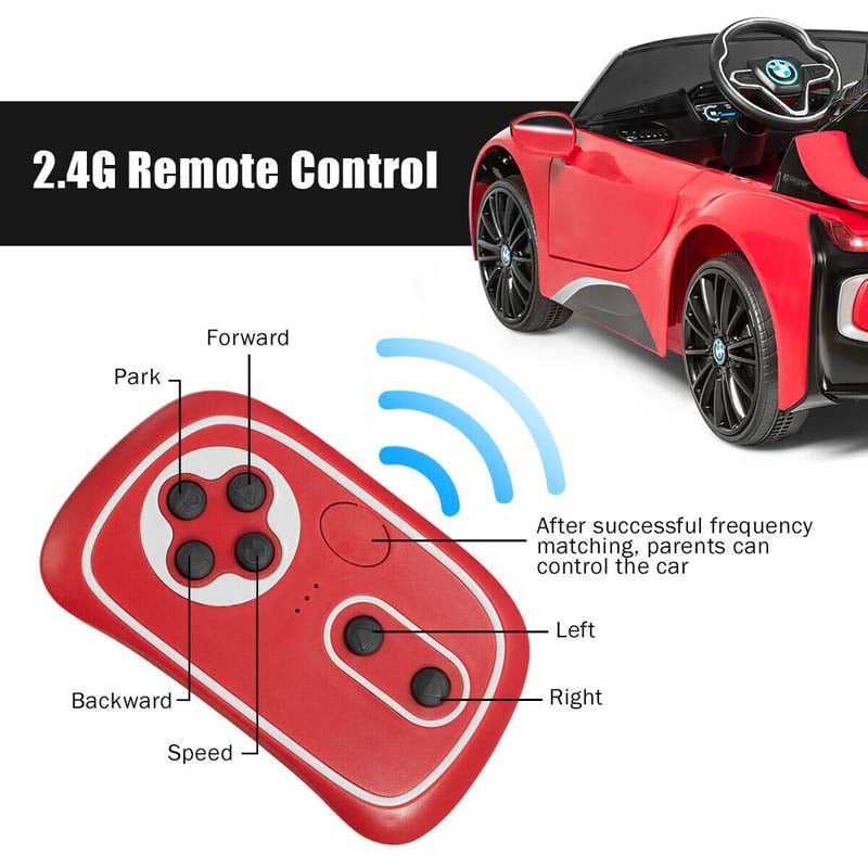 Canada Only - 12V Licensed BMW I8 Coupe Kids Ride On Car with Remote