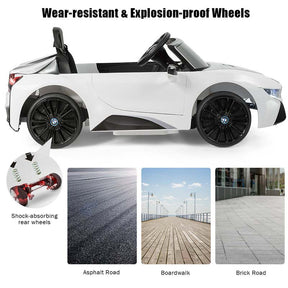 12V Licensed BMW I8 Coupe Kids Ride On Car Battery Powered Electric Vehicle with 2.4G Remote Control