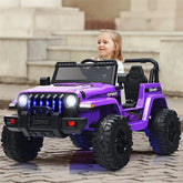 Kids Ride on Jeep Truck 12V Battery Powered Electric Vehicle with 2.4G Remote Control