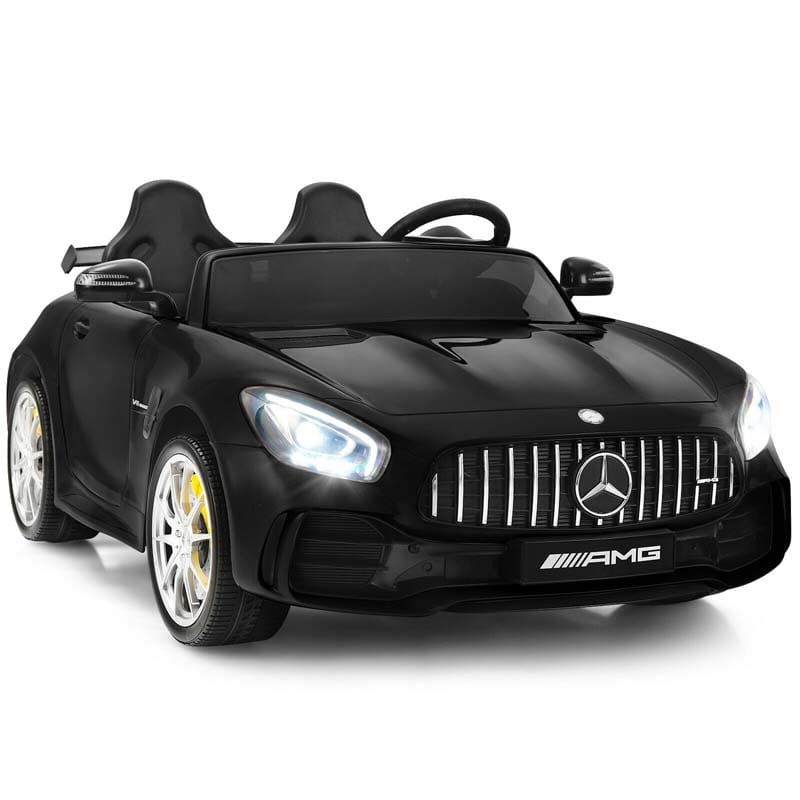 Licensed Mercedes Benz AMG GTR 2-Seater Ride-on Car 12V Battery Powered Vehicle Kids Riding Toy Car with Remote