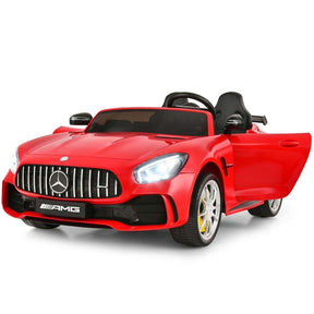 Licensed Mercedes Benz AMG GTR 2-Seater Ride-on Car 12V Battery Powered Vehicle Kids Riding Toy Car with Remote