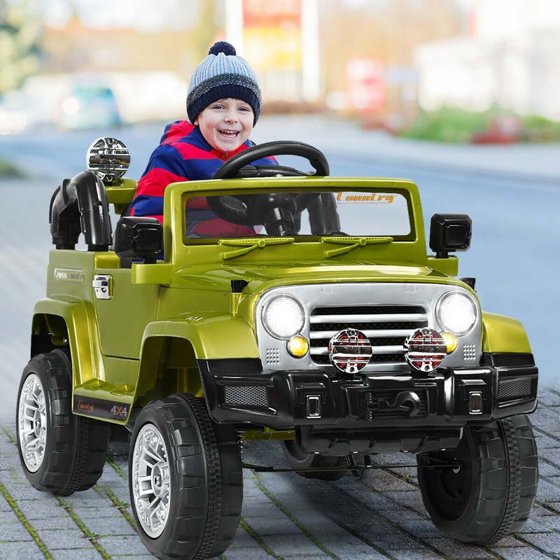Canada Only - 12V Kids Ride On Truck with LED Headlights