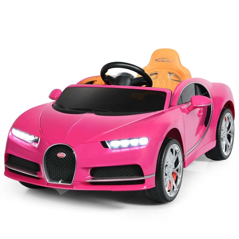 Canada Only - 12V Licensed Bugatti Chiron Kids Ride on Car with Remote