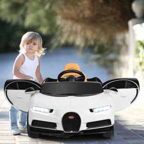 12V Licensed Bugatti Chiron Kids Ride on Car Battery Powered Electric Vehicle with 2.4G Remote Control