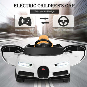 12V Licensed Bugatti Chiron Kids Ride on Car Battery Powered Electric Vehicle with 2.4G Remote Control