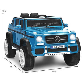 12V Mercedes-Benz G650-S Licensed Kids Ride-On Car, Electric Riding Toy Truck with Remote & Spring Suspension