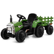 Canada Only - 12V Kids Ride on Tractor with Trailer