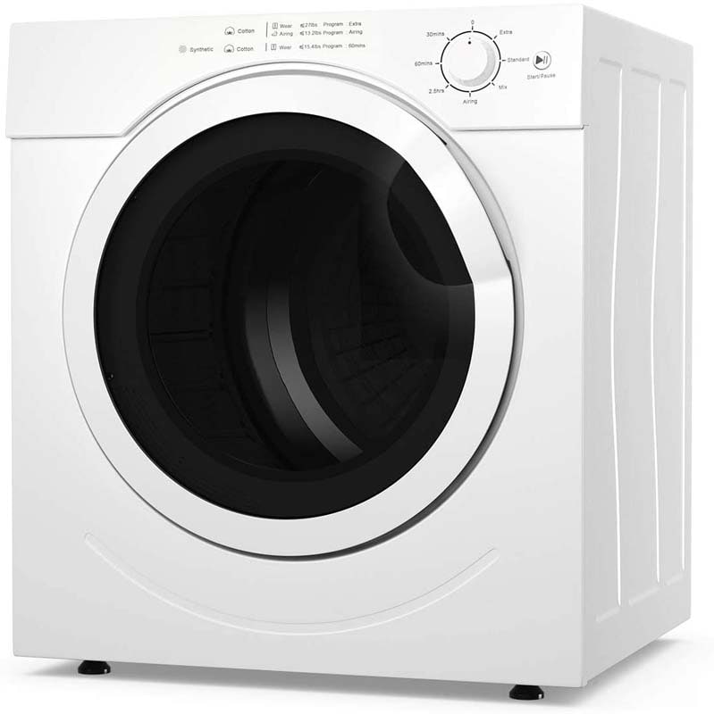 13 lbs 1500W Tumble Dryer with 7 Automatic Drying Modes, 3.5 Cu.Ft. Front Load Dryer Electric Portable Clothes Dryer