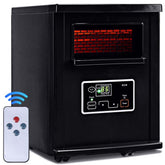 1500W Infrared Space Heater Portable Quartz Mini Electric Heater with Remote Control, Timer & Filter