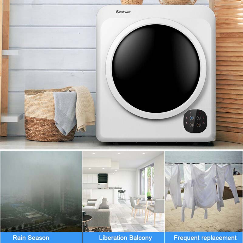  Panda Portable Compact Electric Clothes Dryer, 3.22 cu.ft, Load  Volume 13.2 lbs.,White,110V : Appliances