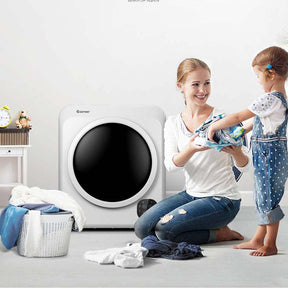13.2 lbs Portable Dryer for Apartments, 1700W Front Load Tumble Dryer, Compact Clothes Dryer Machine