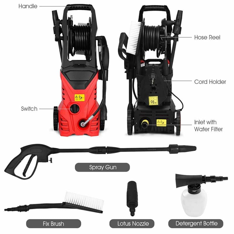 1800W 2030PSI Electric Pressure Washer Sale, Price & Reviews