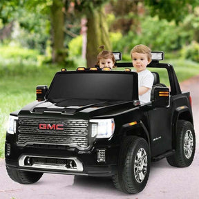 Canada Only - 12V 2-Seater GMC Licensed Kids Ride On Car with Storage Box