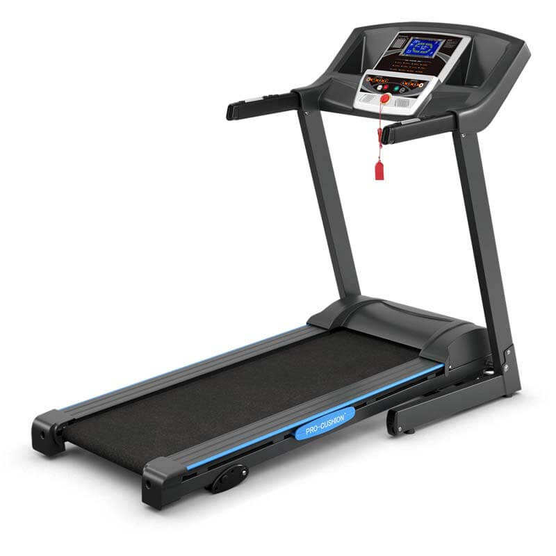 2.25HP Folding Treadmill, Electric Motorized Fitness Jogging Running Machine with Manual Incline, LCD Display