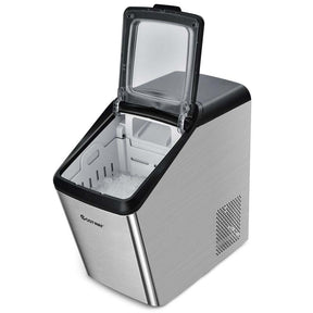 29LBS/24H Chewable Nugget Ice Maker Countertop, Portable Ice Machine with 3 Lbs Basket & Scoop
