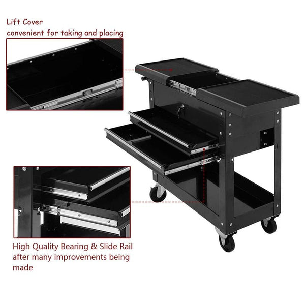 2 Drawer Rolling Tool Cart Sale, Price & Reviews Eletriclife