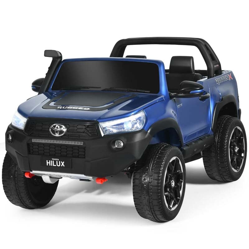 Canada Only - 2 x 12V Licensed Toyota Hilux 2-Seater Kids Ride on Car