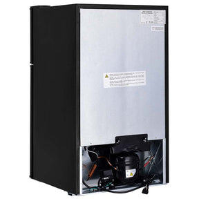 3.2 Cu.Ft 2-Door Compact Refrigerator Mini Freezer Cooler Fridge with Reversible Stainless Steel Door