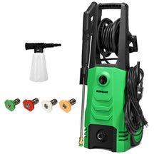 3500PSI Electric Pressure Washer, 1800W 2.6 GPM Portable Electric Power Washer with 4 Nozzles