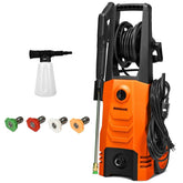 3500PSI Electric Pressure Washer, 1800W 2.6 GPM Portable Electric Power Washer with 4 Nozzles