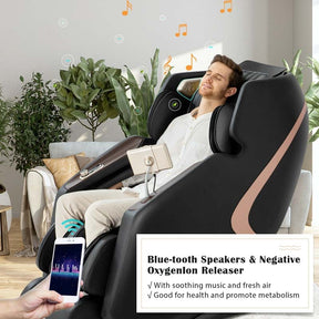 Canada Only - 3D SL-Track Full Body Zero Gravity Massage Chair with 7'' LCD Touch Screen
