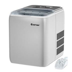 44LBS/24H Portable Ice Maker Countertop, Self-Clean Ice Machine for Home Bar Party