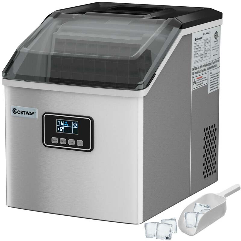 60 Lbs/24H Nugget Ice Maker Countertop with 2 Ways Water Refill Sale, Price  & Reviews - Eletriclife