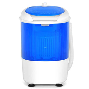 5.5lbs Portable Mini Washing Machine with Spin Dryer & Drain Hose, Semi-Auto Laundry Washer for Dorm RV