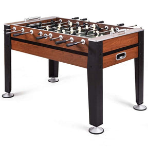 54" Wood Foosball Table Soccer Game Table Competition Sized Football Arcade for Game Room Sport