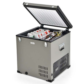 68 Quart Portable Car Refrigerator Fridge Cooler Chest Freezer with DC & AC Adapter