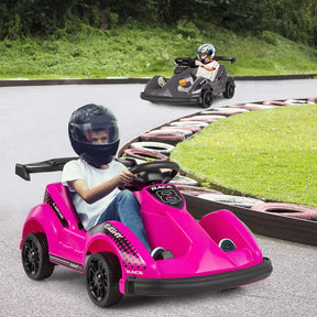Canada Only - 6V Kids Ride On Go Kart with Bumper & Music
