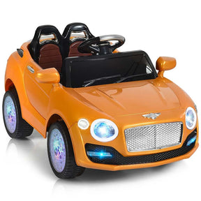 6V Kids Ride on Car, Battery Powered RC SUV Riding Toy Vehicle with Fantastic Headlights & Wheel lights