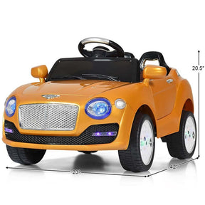 6V Kids Ride on Car, Battery Powered RC SUV Riding Toy Vehicle with Fantastic Headlights & Wheel lights