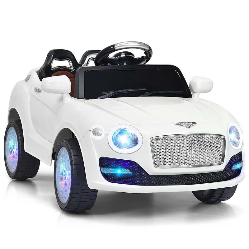 6V Kids Ride on Car, Battery Powered RC SUV Riding Toy Vehicle with Fantastic Headlights & Wheel lights