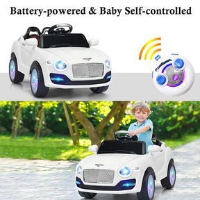 6V Kids Ride on Car, Battery Powered RC SUV Riding Toy Vehicle with Fantastic Headlights & Wheel lights