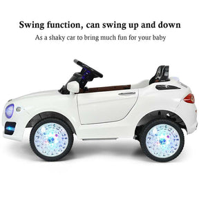 6V Kids Ride on Car, Battery Powered RC SUV Riding Toy Vehicle with Fantastic Headlights & Wheel lights